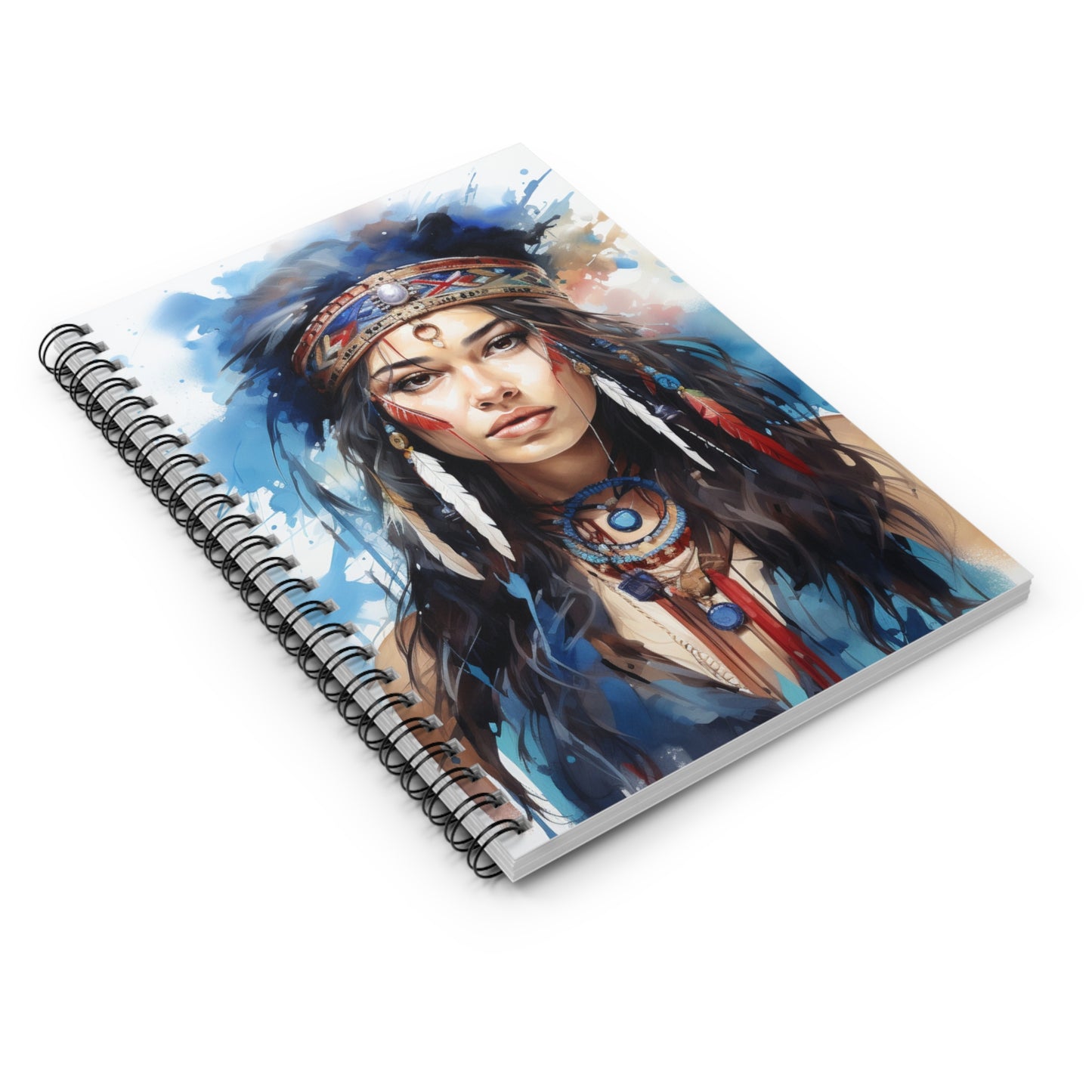 Native Glow Spiral Notebook - Ruled Line