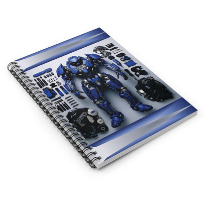 Pieces and Parts Spiral Notebook - Ruled Line