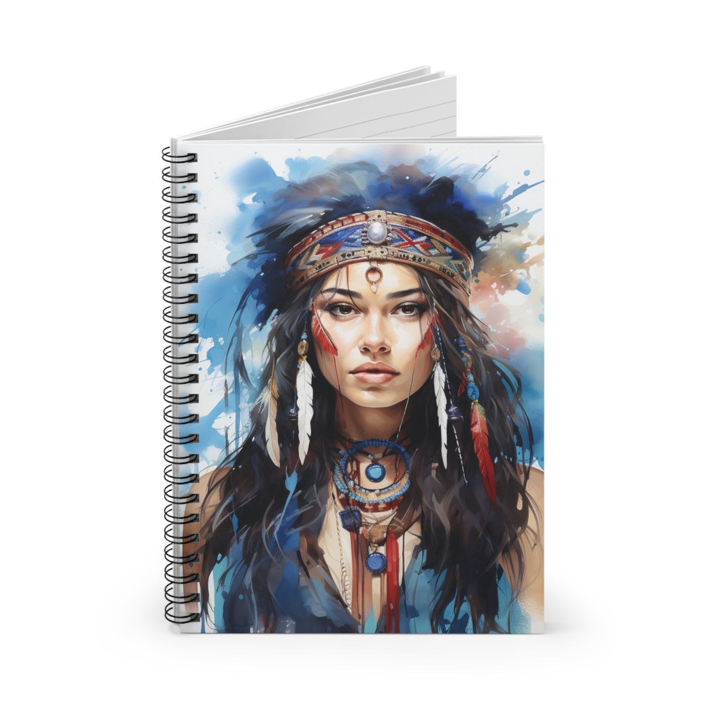 Native Glow Spiral Notebook - Ruled Line