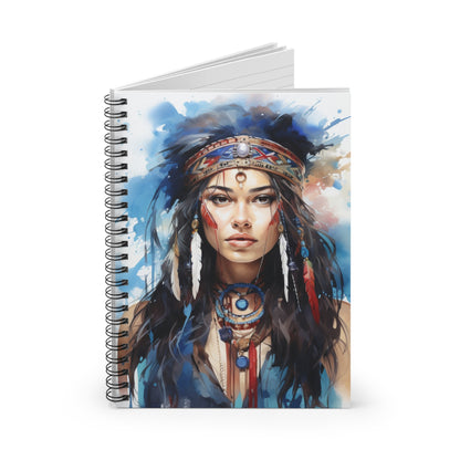 Native Glow Spiral Notebook - Ruled Line