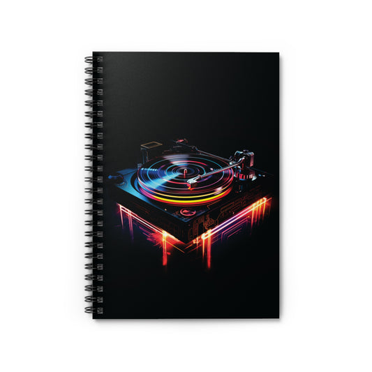 Neon Vinyl Spiral Notebook - Ruled Line