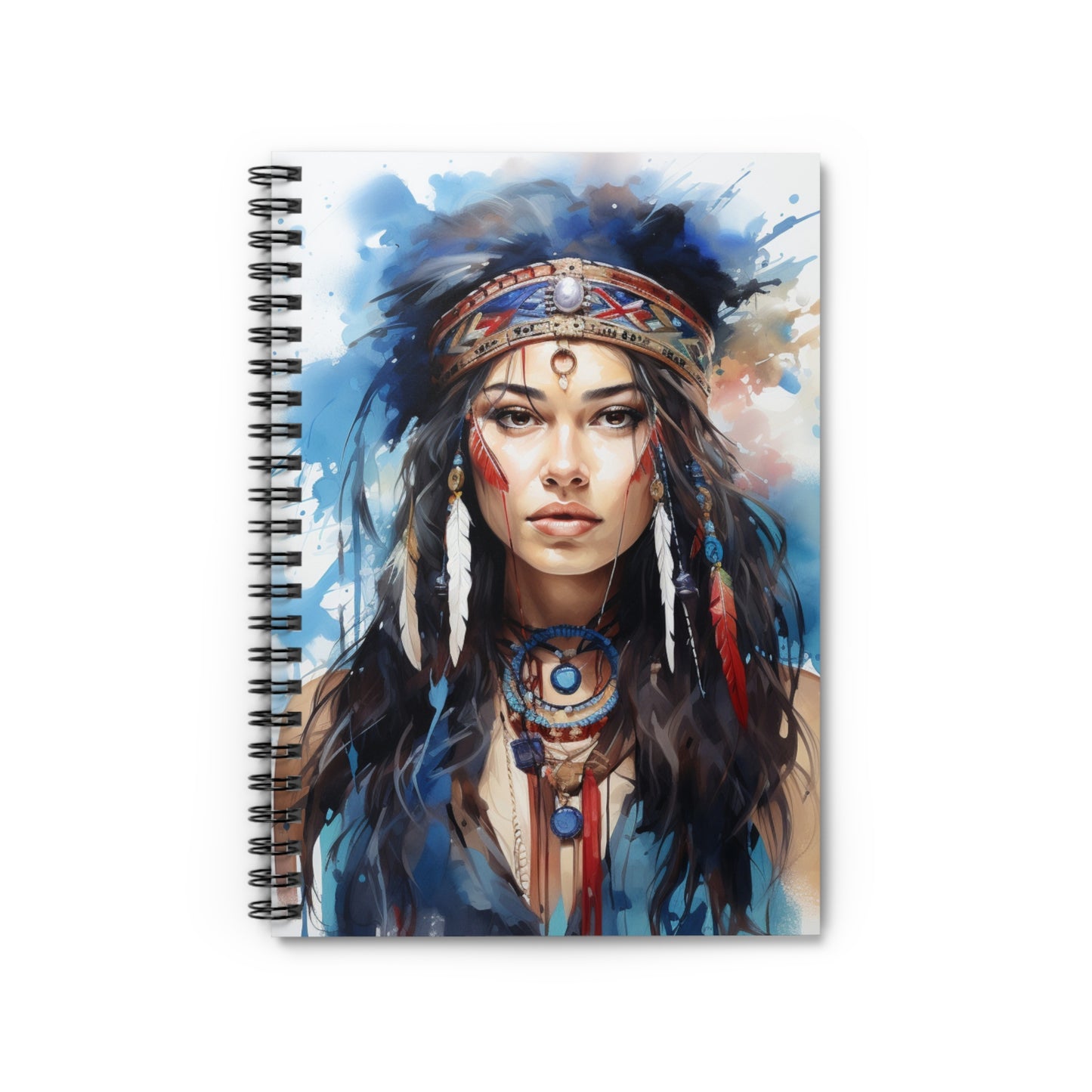 Native Glow Spiral Notebook - Ruled Line