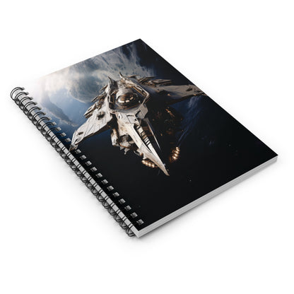 Starship Spiral Notebook - Ruled Line