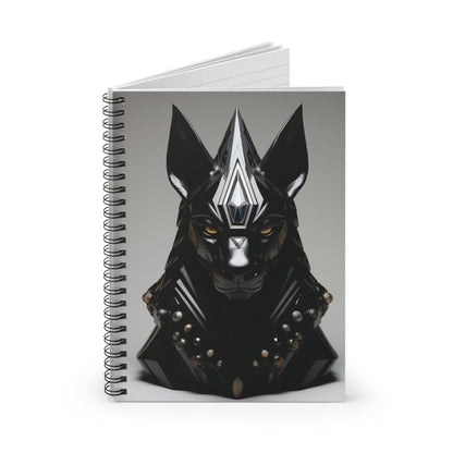 Pangram Sphinx Spiral Notebook - Ruled Line