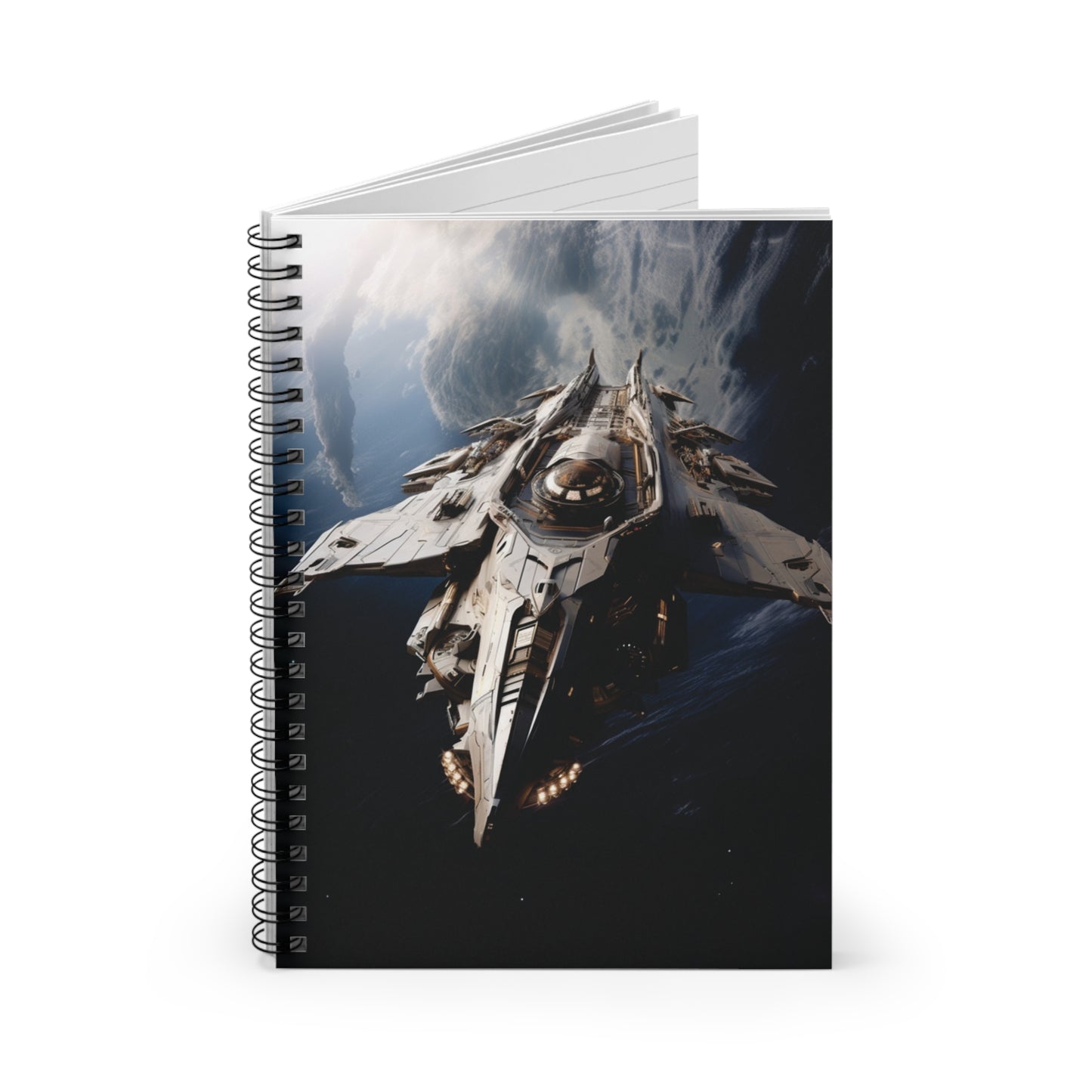 Starship Spiral Notebook - Ruled Line